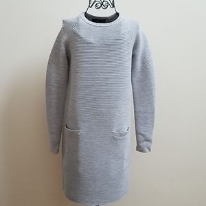 Women's Theory gray wool dress